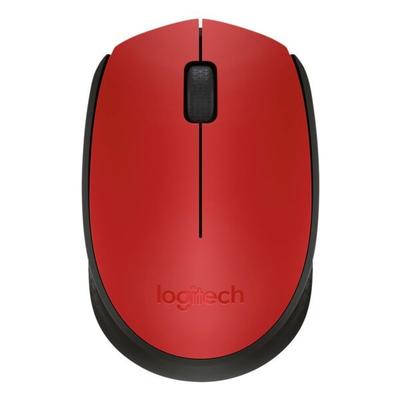 Logitech Kabellose Maus »M171« rot, 6.15x9.77x3.52 cm