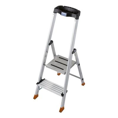 Krause Stehleiter »MONTO Sepuro« 2 Stufen silber, 115 cm