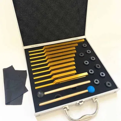 10 Sets of Tuning Fork Sound Healing Therapeutic Diapason Colorful Resonance Tuning Forks