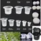8 sizes greenhouse Soilless Mesh Plant Grow Pots Net Basket Holder Vegetable Nursery Cup tray Sponge Hydroponic Colonization q1