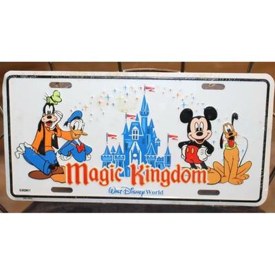Disney Other | License Plate | Color: Black/White | Size: Os