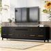 TV Stand for 75+ Inch TV, Entertainment Center TV Media Console Table, TV Stand with Storage, TV Console Cabinet Furniture