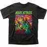 Mars Angriffe UFOS Angriff T-Shirt Herren lizenzierten Film UFO Aliens Tee neue schwarze