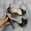 Damen-Sandalen, Stilettos, sexy Pumps, offene Zehen, Abendessen, High Heels, Nachtclub, Plattform, Schwarz, Nude, Party, Hochzeit, Schuhe, große Größe 43