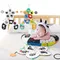 Baby Kissen Bauch Zeit Spielzeug schwarz weiß kontrast reiche sensorische Spielzeuge Babys