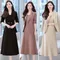 2 pezzi abito da donna pendolarismo alla moda abito da donna da ufficio set cappotto elegante stile fionda abito lungo abito da donna gonna da lavoro