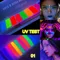 10 Farben Glow Fluoreszierendes Neonöl Gesicht Körperkunst Farbe UV Glow Ölgemälde Halloween Party Kostüm Schönheit Make-up Kosmetik