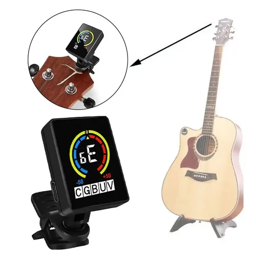 Gitarren tuner Micro Head stock USB-Lade-Tuner-Tuner für akustische E-Gitarre Bass Mandoline Banjo
