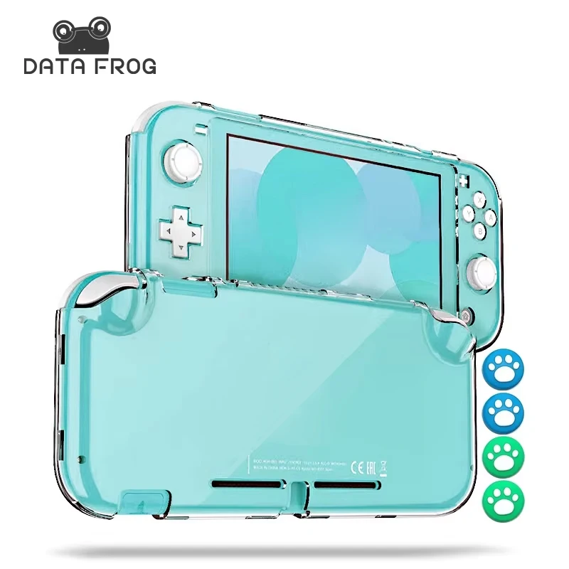 DATA FROG – étui de protection en cristal pour Console Switch Lite, coque rigide transparente antidérapante, accessoires pour Console de jeu
