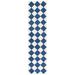 Blue/Navy 108 x 27 x 0.375 in Indoor Area Rug - Safavieh Ebony Wool Area Rug Wool | 108 H x 27 W x 0.375 D in | Wayfair EBN120N-29