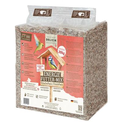 Delicia - Energie Futter-Mix 20 kg Vogelfutter Wintervogelfutter Ganzjahresfutter