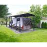 Canopia Alpine Alto rv Carport in Alluminio 3.6 x 11 x 3.5 m