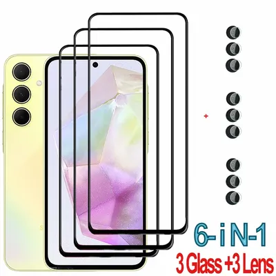 Pelicula Samsung A55 A35 Glass For Samsung Galaxy A55 5G Tempered Glass Samsung A 55 Screen
