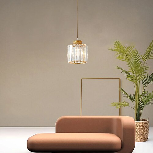 LED-Pendelleuchten, Kücheninsel, Kristall-Kronleuchter, 1/3-Kopf, modernes Bauernhaus, Foyer, Eingangsbereich, Deckenleuchte, hängender Globus über Tisch, warmweiß, schwarz/gold Image