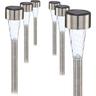 Lot de 6 lampes solaires led lampes de jardin IP44 lampes d'extérieur lampes lampes