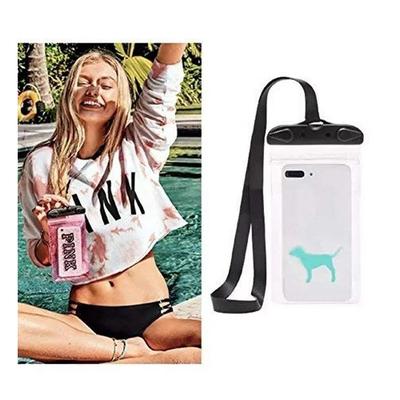 Pink Victoria's Secret Cell Phones & Accessories | Victoria Secret Pink Water Resistant Phone Pouch Dog Logo | Color: Blue | Size: Os
