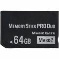 HSANYIUR High-Speed 64GB Memory Stick Pro Duo Mark2 - for PSP and Camera Memory Cards