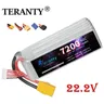 Teranty lipo rc batterie 6s 22 2 v 60c 7200mah fpv mit deans xt90 ec5 stecker für fpv drohnen rennen