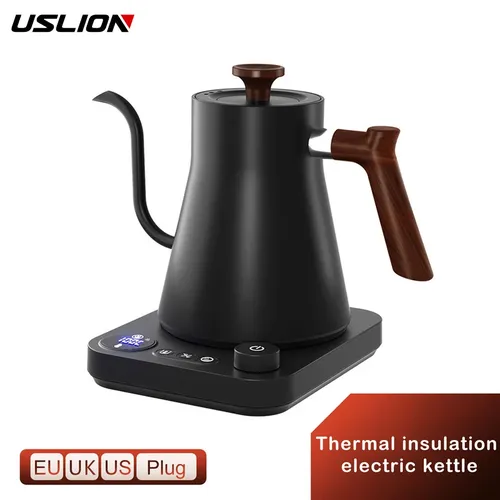 Wasserkocher 900ml Schwanenhals Handbrüh kaffeekanne 24 Stunden Wärmedämmung Smart Samowar Teekanne