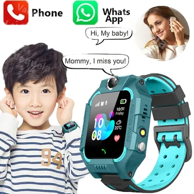 Smart Uhr Für Kinder Gps HD Anruf Stimme Nachricht Wasserdichte Kinder Smartwatch Mit Sim Karte SOS