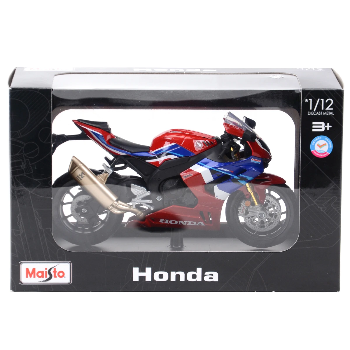 Maisto 1:12 Honda CBR1000RR-R Fireblade SP mit Ständer, Druckgussfahrzeuge, Sammlerstücke, Hobbys, Motorradmodell, Spielzeug