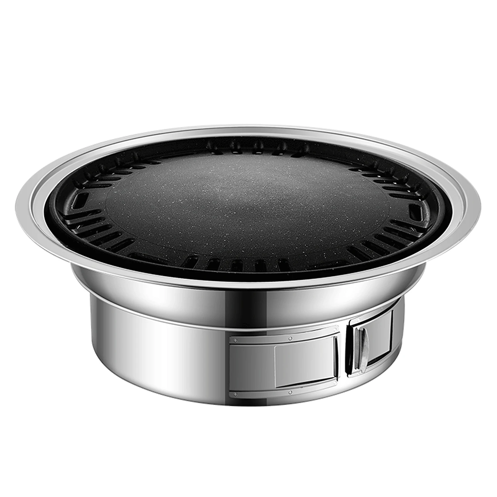 Holzkohle grill Antihaft koreanischer Grill Grill Herd tragbarer Edelstahl Outdoor Camping Kochen Grill Holzkohle Grill Herd Image