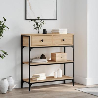 Vidaxl - Konsolentisch,Beistelltisch Sonoma-Eiche 72,5x25x75 cm Holzwerkstoff Image