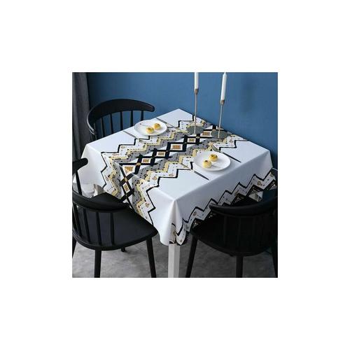 PVC-Tischdecke, rechteckige Tischdecke, fleckenabweisende rechteckige Tischdecke, wasserfeste