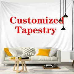 Customized Tapestry Boho Mandala Tapestries Personality Art Background Cloth Print Your Photo Hippie Wall Hanging Tapestry