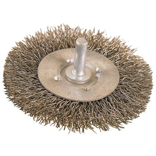 Rundbürste D.100mm grob Draht-D.0,3mm Schaft-D.6mm Image