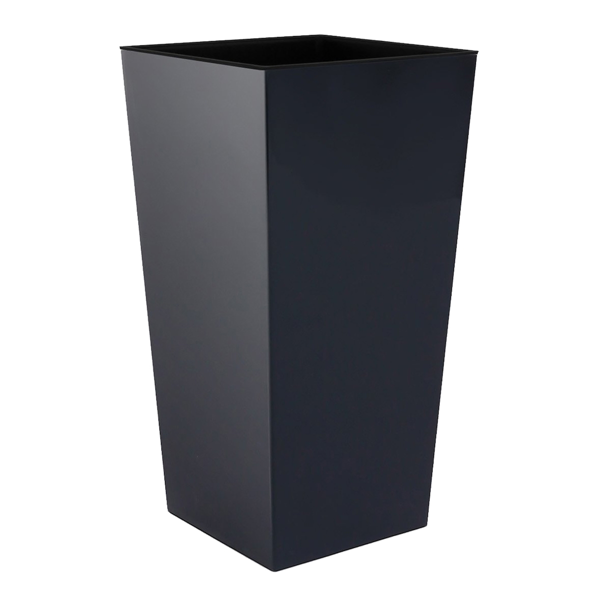 Prosperplast - Hoher Pflanztopf Urbi 16,3L aus Kunststoff, 22 x 22 x 42 cm in Anthrazit Image