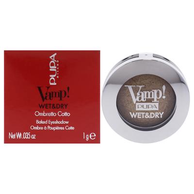 Vamp! Wet and Dry Baked Eyeshadow - 101 Precious Gold by Pupa Milano for Women - 0.035 oz Eye Shadow