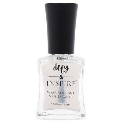 Wear Resistant Nail Lacquer - 105 All About That Base by Defy and Inspire for Women - 0.5 oz Nail Po