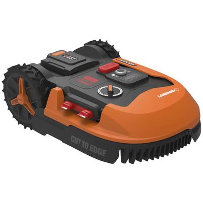 Rasenmähroboter WORX "Landroid L1000", orange (baumarkt), Rasenmähroboter, 1000m², 20V/4Ah, 20cm/30-60mm, WiFi/Bluetooth