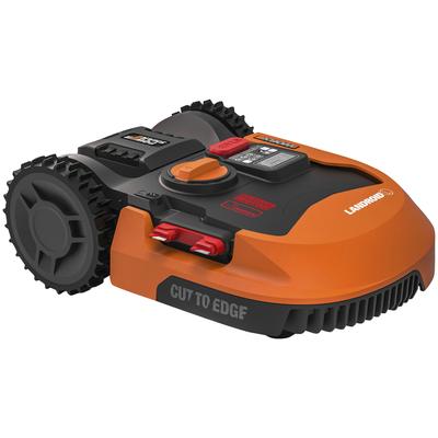 Rasenmähroboter WORX "Landroid L2000", orange (baumarkt), Rasenmähroboter, 2000m², 20V/5Ah, 22cm/30-60mm, WiFi/Bluetooth