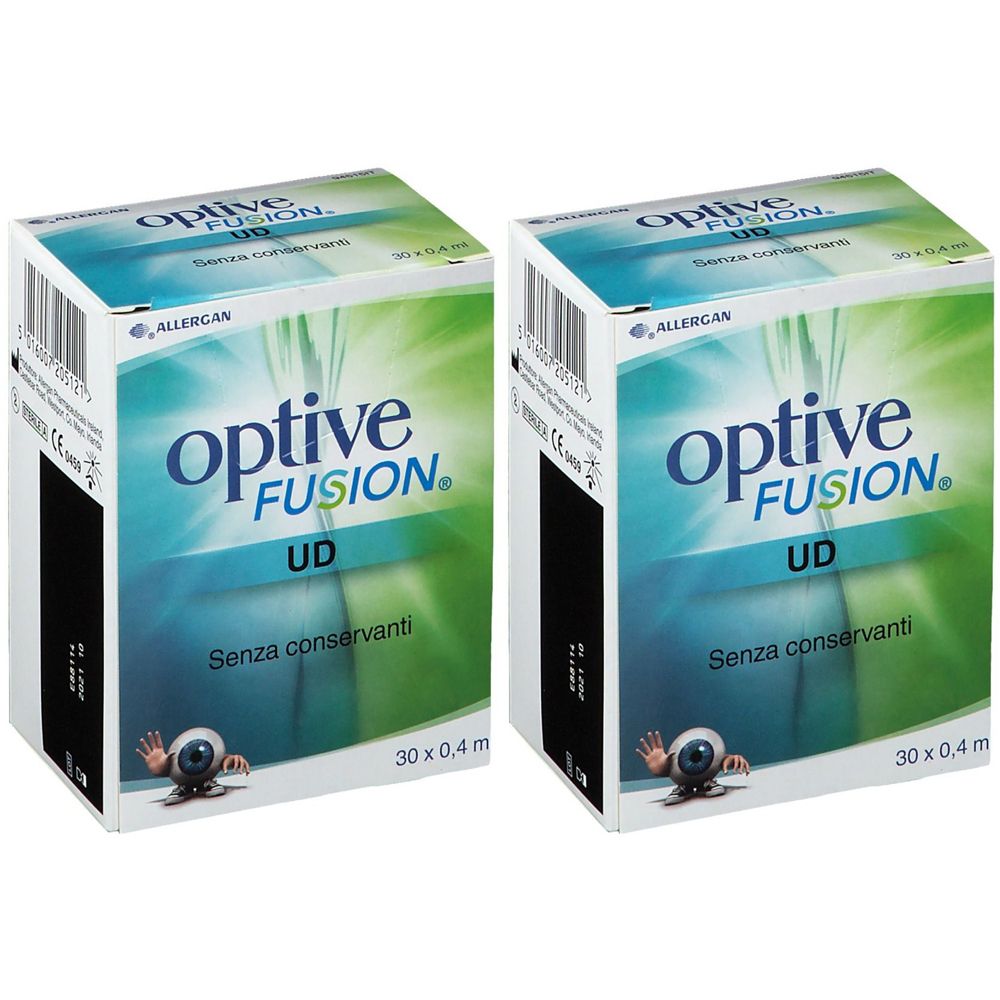 Optive FUSION®UD 2x30x0,5 ml Pipette monodose