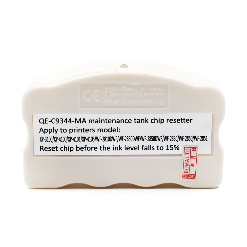 C9344 wartungs box chip reset ter für epson XP-3100 XP-4100 XP-4101 XP-4105 WF-2810DWF WF-2830DWF WF-2850DWF WF-2850 WF-2851 Image