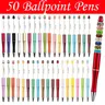 50 Stück Kunststoff Perlen Kugelschreiber Kugelschreiber DIY Perle Geschenke Schul büro Schreiben