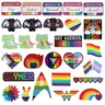 Lgbt Regenbogen Emaille Pins Stolz Homosexuell asexuell Trans Lesben Dialog box Broschen Revers
