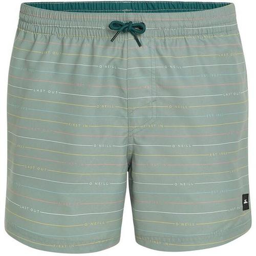 O'NEILL Badehose JACK CALI FIRST 15'' SWIM SHORTS, Größe L in Grün