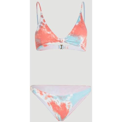 O'NEILL Damen Bikini PISMO FLAMENCO WOW BIKINI, Größe 38 in Pink Ice Cube Tie Dye