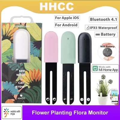 HHCC Smart Flower Flora Monitor Garden Care Plant Grass Soil Water Fertility Tester Sensor Gardening