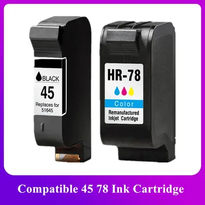 Compatible ink cartridges For HP 45 78 deskjet 1220c 3820 3822 6122 6127 930c 932c 940c 950c