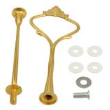 Cake Plate Stand Handle Hardware Golden Tiered Fruit Cake Plate Handle Cake Cupcake Dessert Serving Tray Stand Handle Plate Hardware Fitting Holder