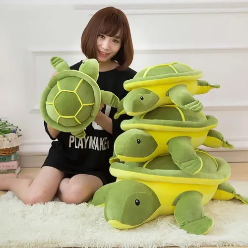 Kissen Eltern-Kind-Puppe Schildkröte Plüsch Puppe Schildkröte Plüsch Spielzeug Schildkröte Stofftier