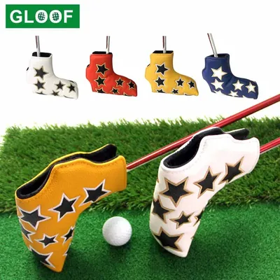 1Pcs Golf Head Covers PU Club Zubehör Golf Putter Abdeckung Headcover für Klinge Golf Club Head