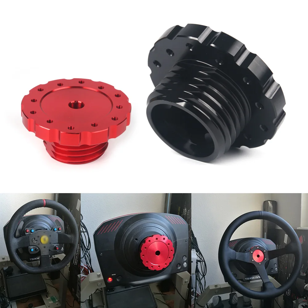Aluminium 75mm Lenkrad adapter sim Racing Gaming Lenkrad adapter für t300 t500 TS-PC TS-XW Image
