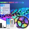 WiFi WS2811 RGBIC Horse Race LED Strip Lights 24V SMD 5050 RGB IC FairyNest App Alexa Google