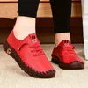 Turnschuhe Frauen Schuhe flache Slipper Leder Mutter Schuhe für Frauen bequeme Slip auf weichen