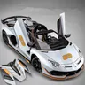 1/18 Aventadors SVJ 63 modello di auto da corsa in lega diecast giocattolo in metallo veicoli